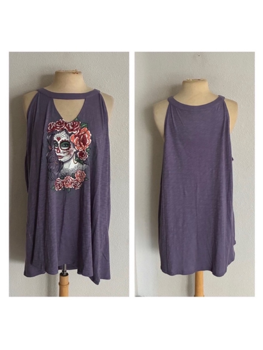 Torrid purple tank
